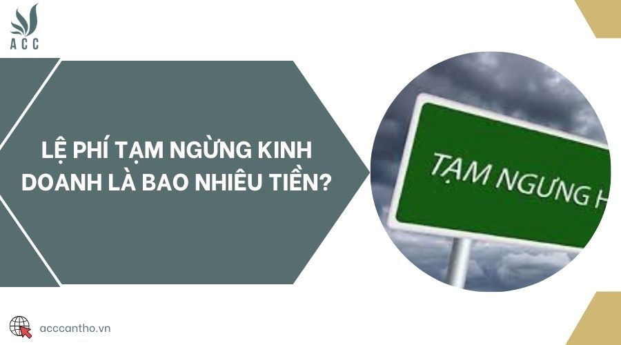 Lệ phí tạm ngừng fv888 là bao nhiêu tiền? 