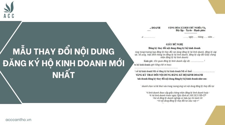 Mẫu thay đổi nội dung đăng ký hộ fv888 mới nhất