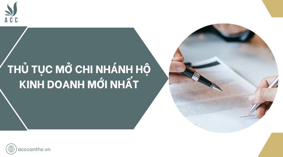 Thủ tục mở chi nhánh hộ fv888 mới nhất