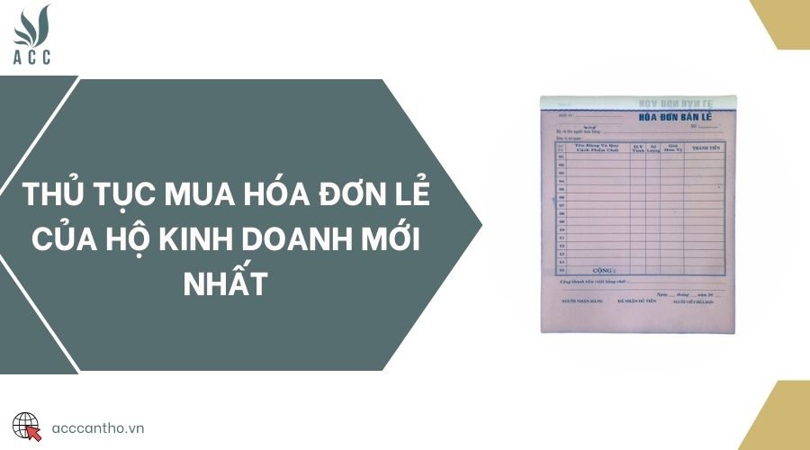 Thủ tục mua hóa đơn lẻ của hộ fv888 mới nhất