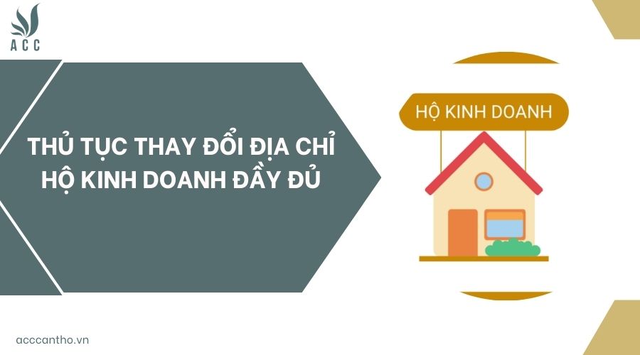 Thủ tục thay đổi địa chỉ hộ fv888 đầy đủ