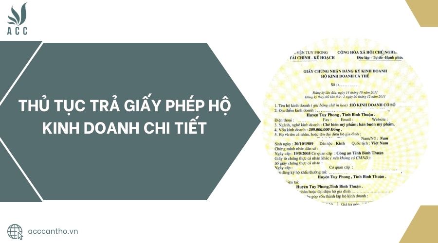 Thủ tục trả giấy phép hộ fv888 chi tiết