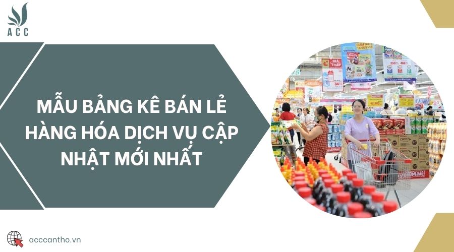 Mẫu bảng kê bán lẻ hàng hóa fv888 cập nhật mới nhất