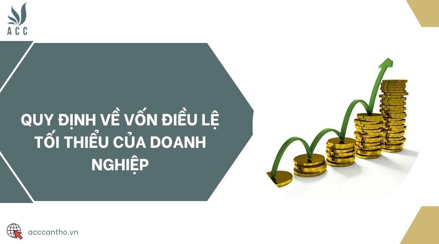 Quy định về vốn điều lệ tối thiểu của doanh nghiệp