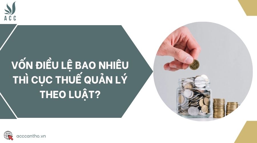 Vốn điều lệ bao nhiêu thì cục thuế quản lý theo luật?