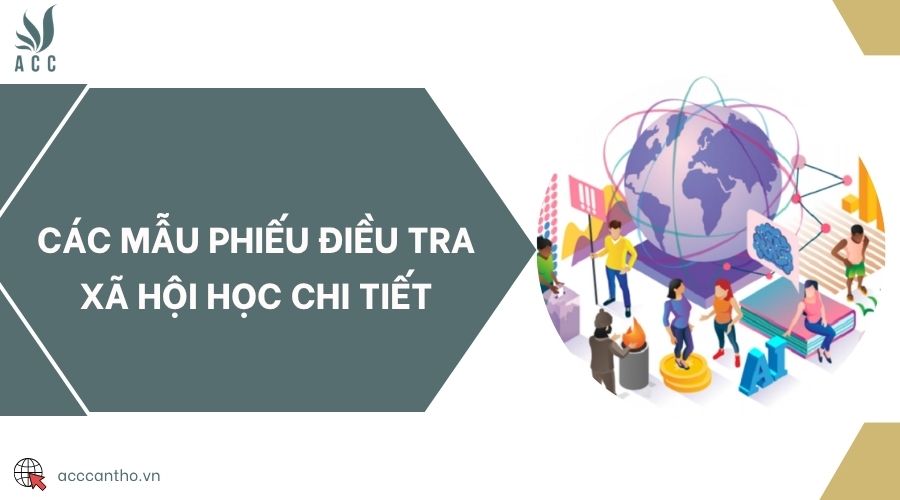 Các mẫu phiếu điều tra xã hội học chi tiết