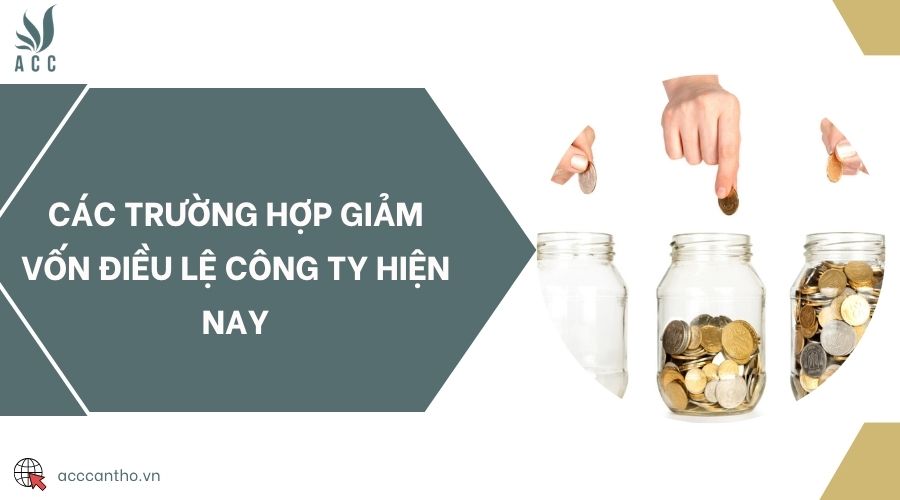 Các trường hợp giảm vốn điều lệ công ty hiện nay