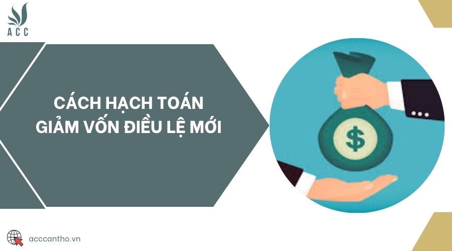 Cách hạch toán giảm vốn điều lệ mới