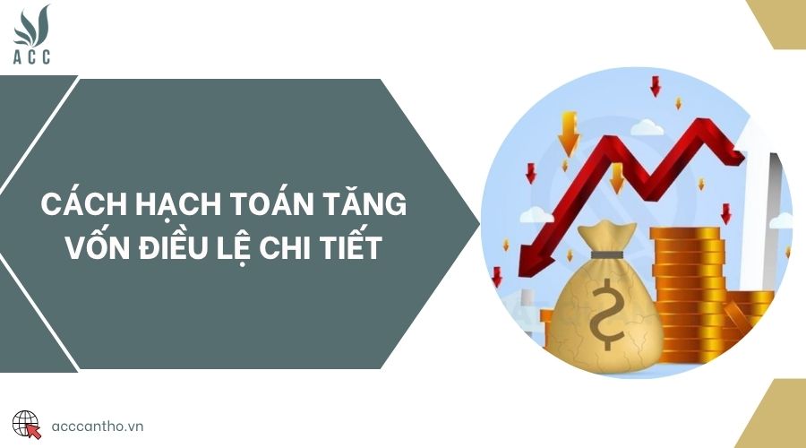 Cách hạch toán tăng vốn điều lệ chi tiết