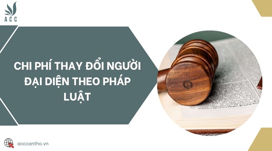 Chi phí thay đổi người đại diện theo pháp luật