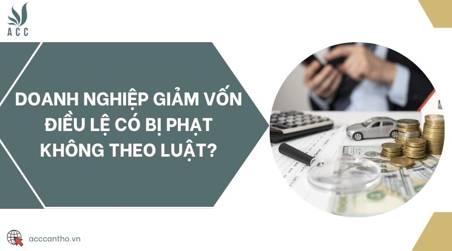 Doanh nghiệp giảm vốn điều lệ có bị phạt không theo luật?