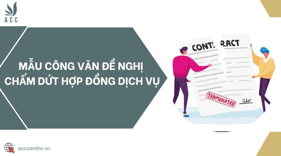 Mẫu công văn đề nghị chấm dứt hợp đồng fv888