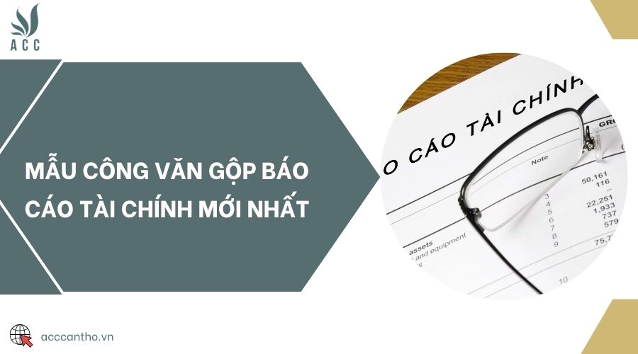 Mẫu công văn gộp báo cáo tài chính mới nhất