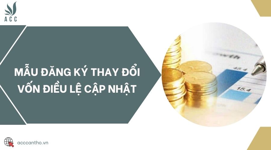 Mẫu đăng ký thay đổi vốn điều lệ cập nhật