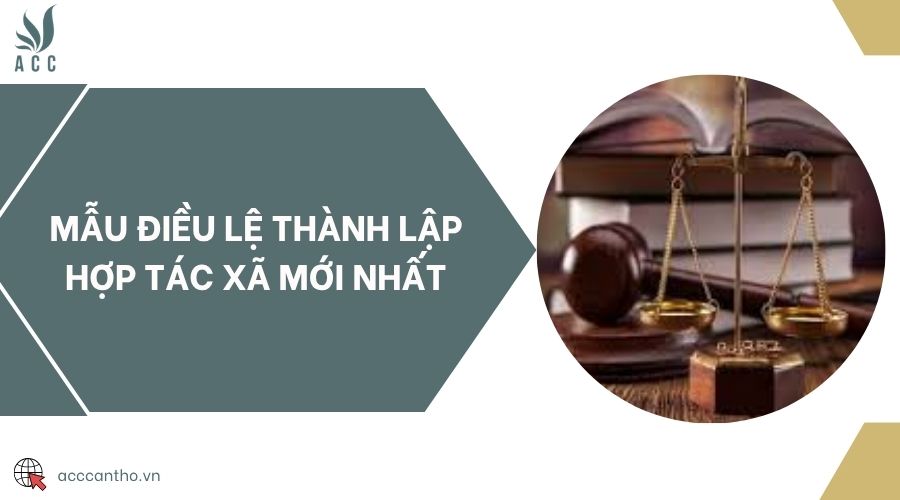 Mẫu điều lệ thành lập hợp tác xã mới nhất