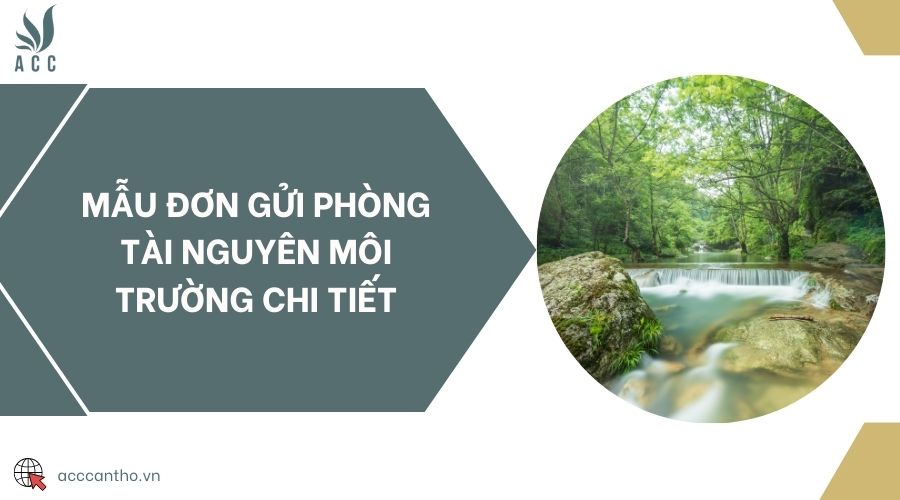 Mẫu đơn gửi phòng tài nguyên fv88 nhà cái chi tiết