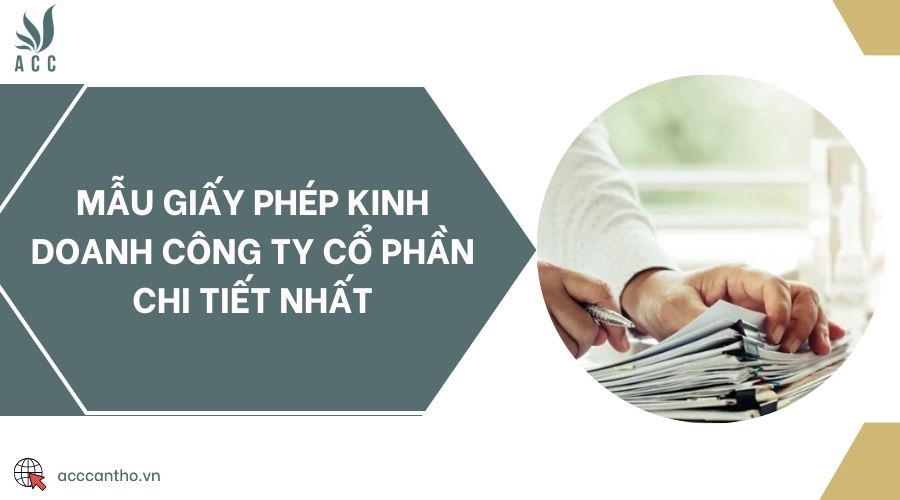 Mẫu giấy phép fv888 công ty cổ phần chi tiết nhất