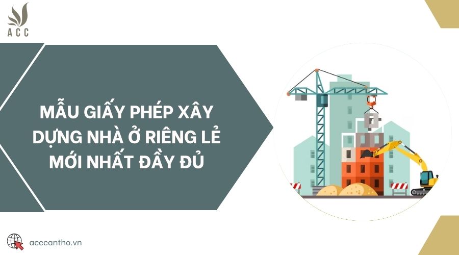 Mẫu giấy phép fv88 vn nhà ở riêng lẻ mới nhất đầy đủ