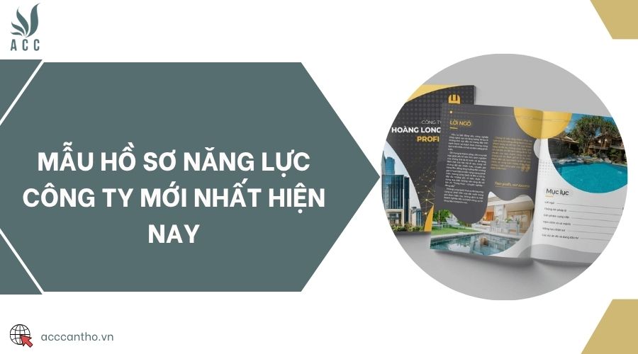Mẫu hồ sơ năng lực công ty mới nhất hiện nay