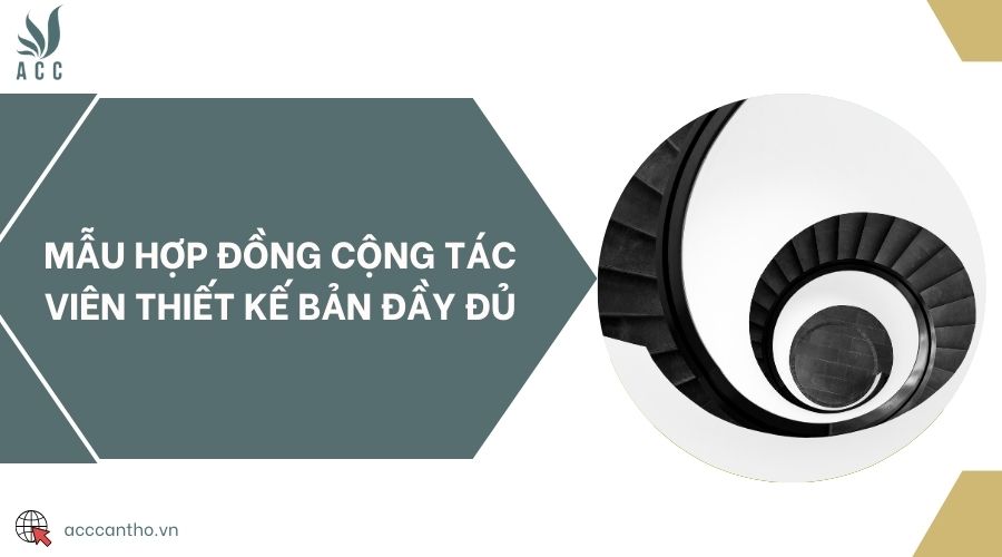 Mẫu hợp đồng cộng tác viên thiết kế bản đầy đủ