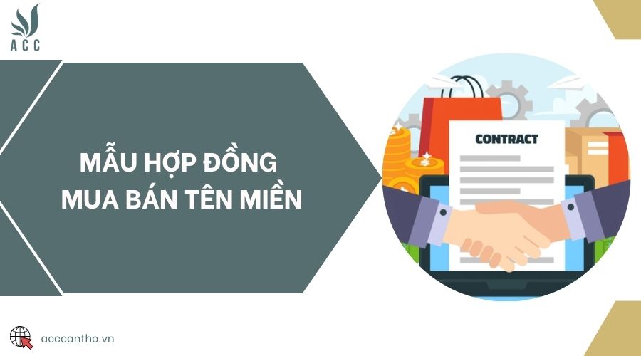 Mẫu hợp đồng mua bán tên miền