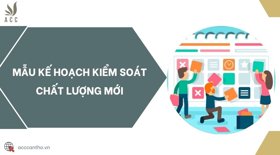 Mẫu kế hoạch kiểm soát chất lượng mới