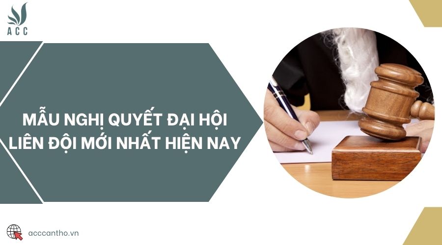 Mẫu nghị quyết Đại hội liên đội mới nhất hiện nay