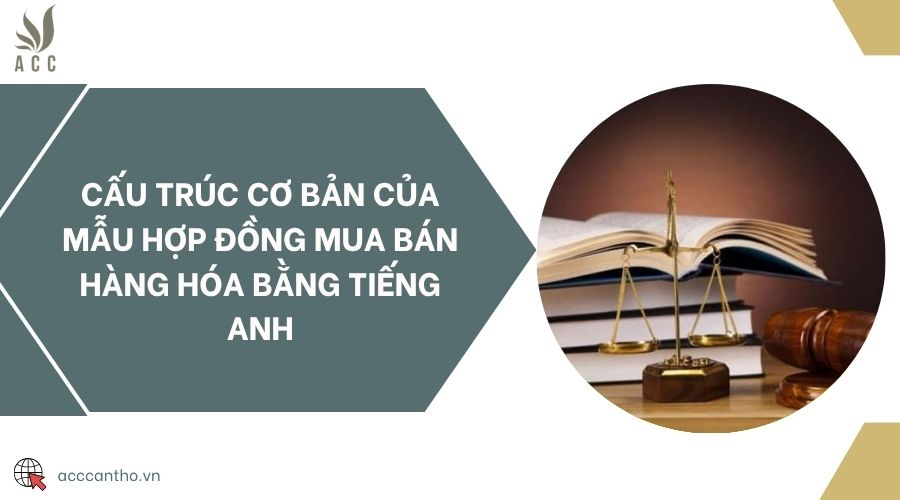 Cấu trúc cơ bản của mẫu hợp đồng mua bán hàng hóa bằng tiếng Anh