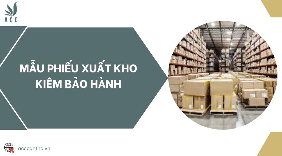 Mẫu phiếu xuất kho kiêm bảo hành