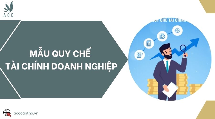 Mẫu quy chế tài chính doanh nghiệp