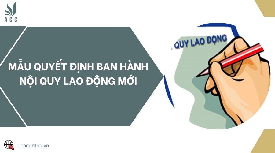 Mẫu quyết định ban hành nội quy fv88 link mới