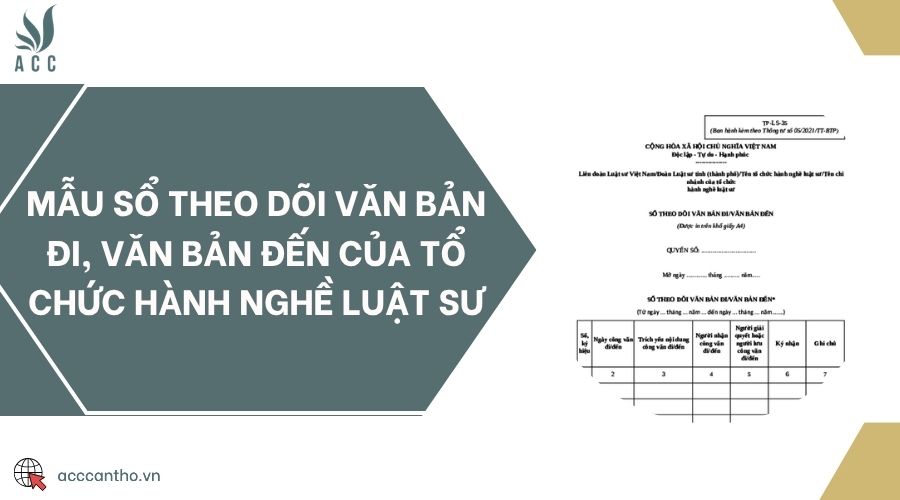 Mẫu sổ theo dõi văn bản đi, văn bản đến của tổ chức hành nghề fv88 link