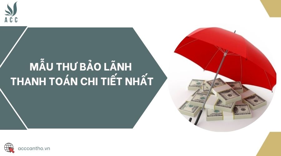 Mẫu thư bảo lãnh thanh toán chi tiết nhất