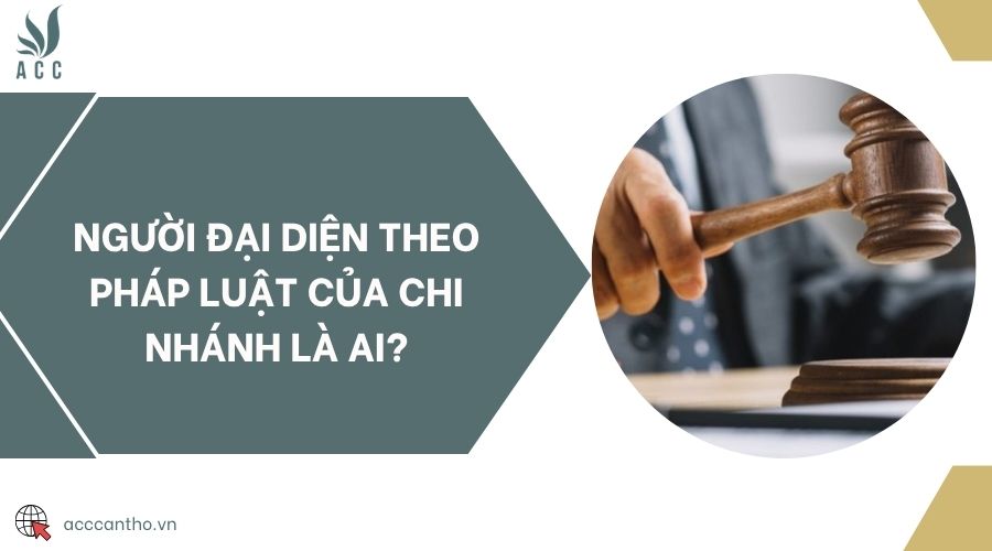 Người đại diện theo pháp luật của chi nhánh là ai?