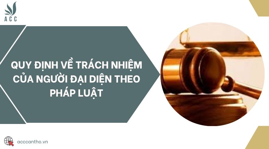 Quy định về trách nhiệm của người đại diện theo pháp luật