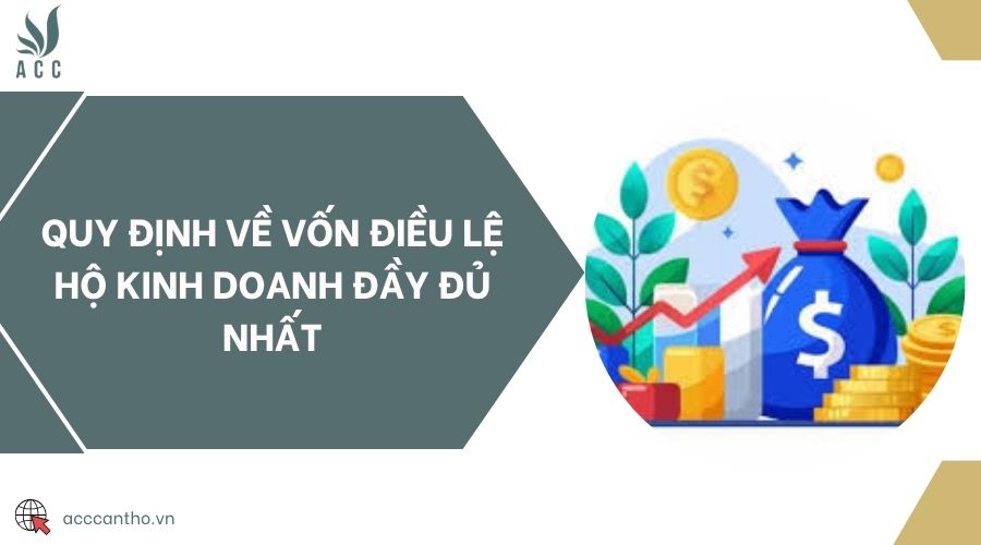 Quy định về vốn điều lệ hộ fv888 đầy đủ nhất