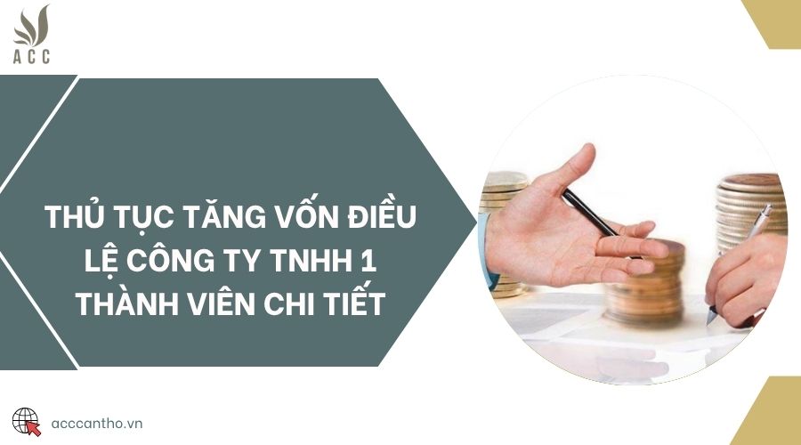 Thủ tục giảm vốn điều lệ công ty TNHH 1 thành viên mới