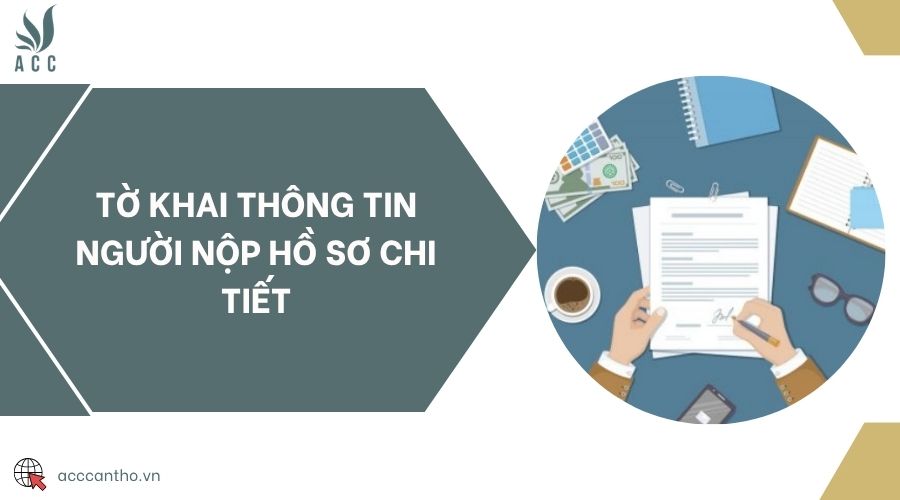 Tờ khai thông tin người nộp hồ sơ chi tiết