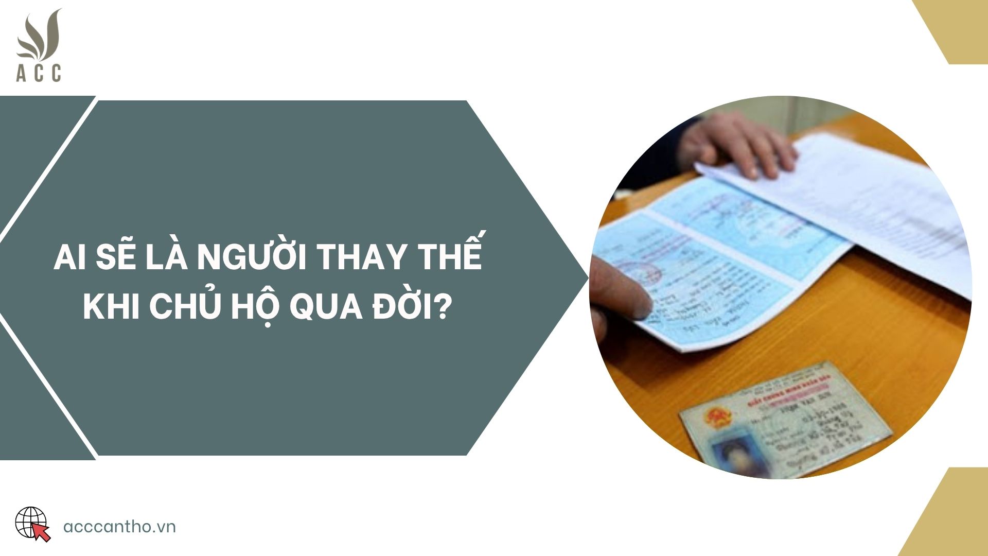 Ai sẽ là người thay thế khi chủ hộ qua đời?