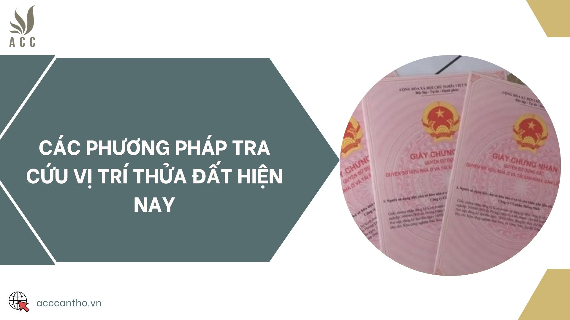 Các phương pháp tra cứu vị trí thửa đất hiện nay