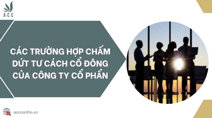 Các trường hợp chấm dứt tư cách cổ đông của công ty cổ phẩn