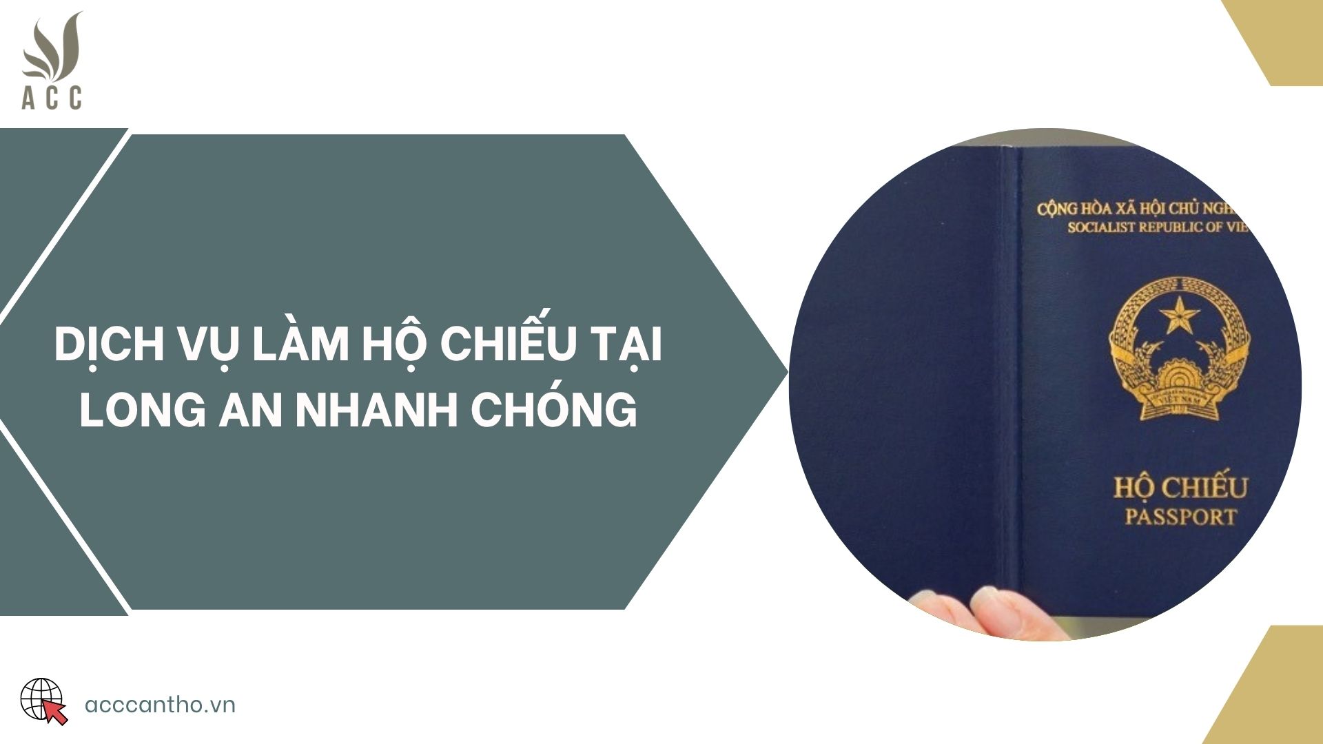 Dịch vụ làm hộ chiếu tại Long An nhanh chóng