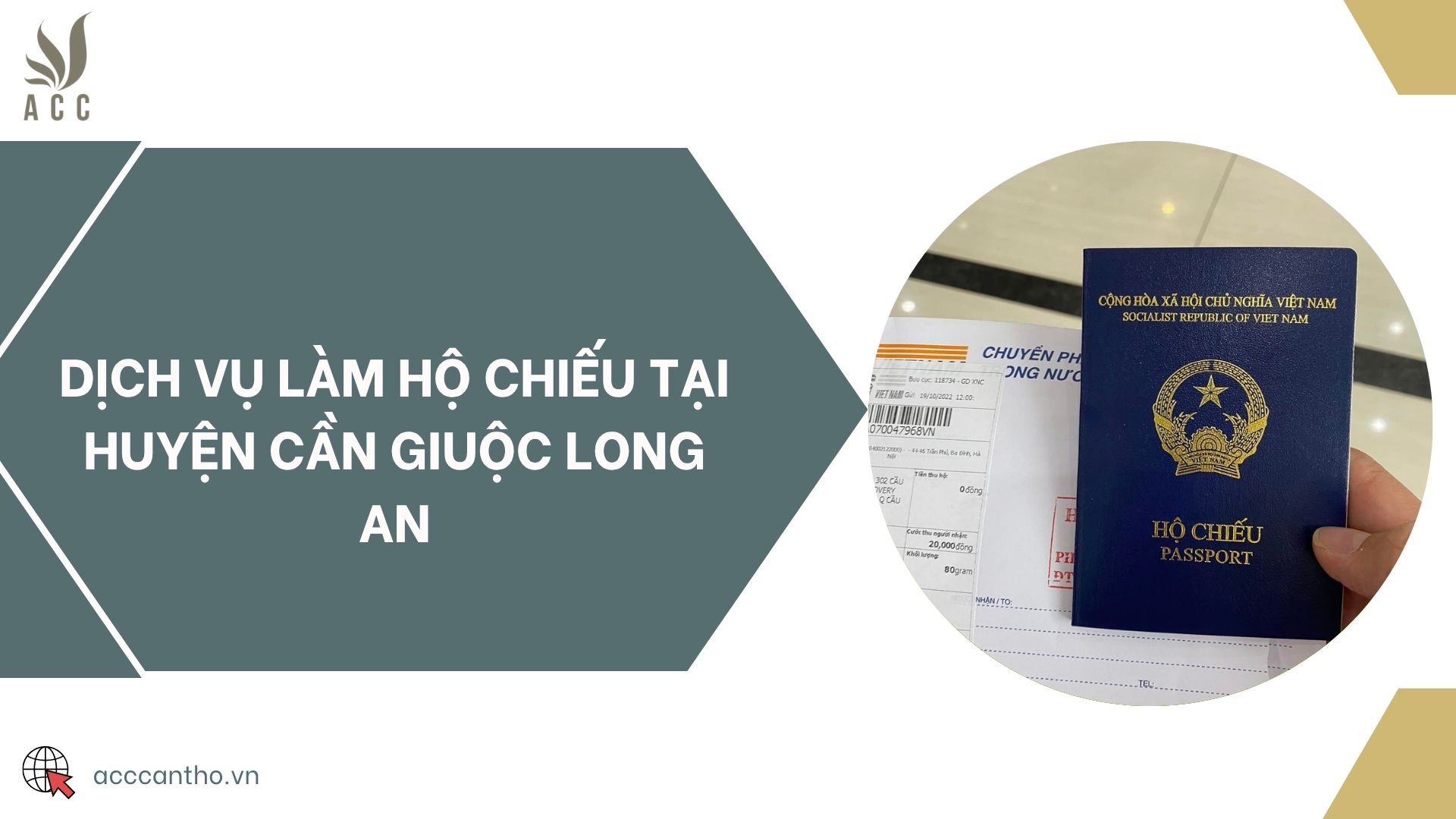 Dịch vụ làm hộ chiếu tại huyện Cần Giuộc Long An