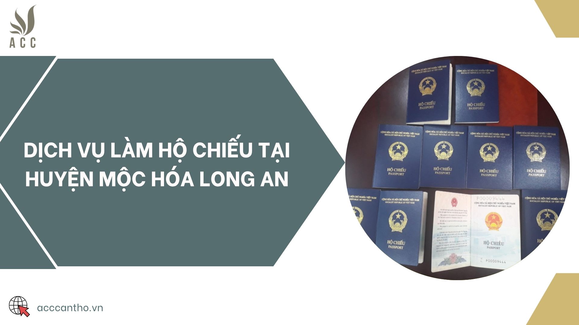 Dịch vụ làm hộ chiếu tại huyện Mộc Hóa Long An