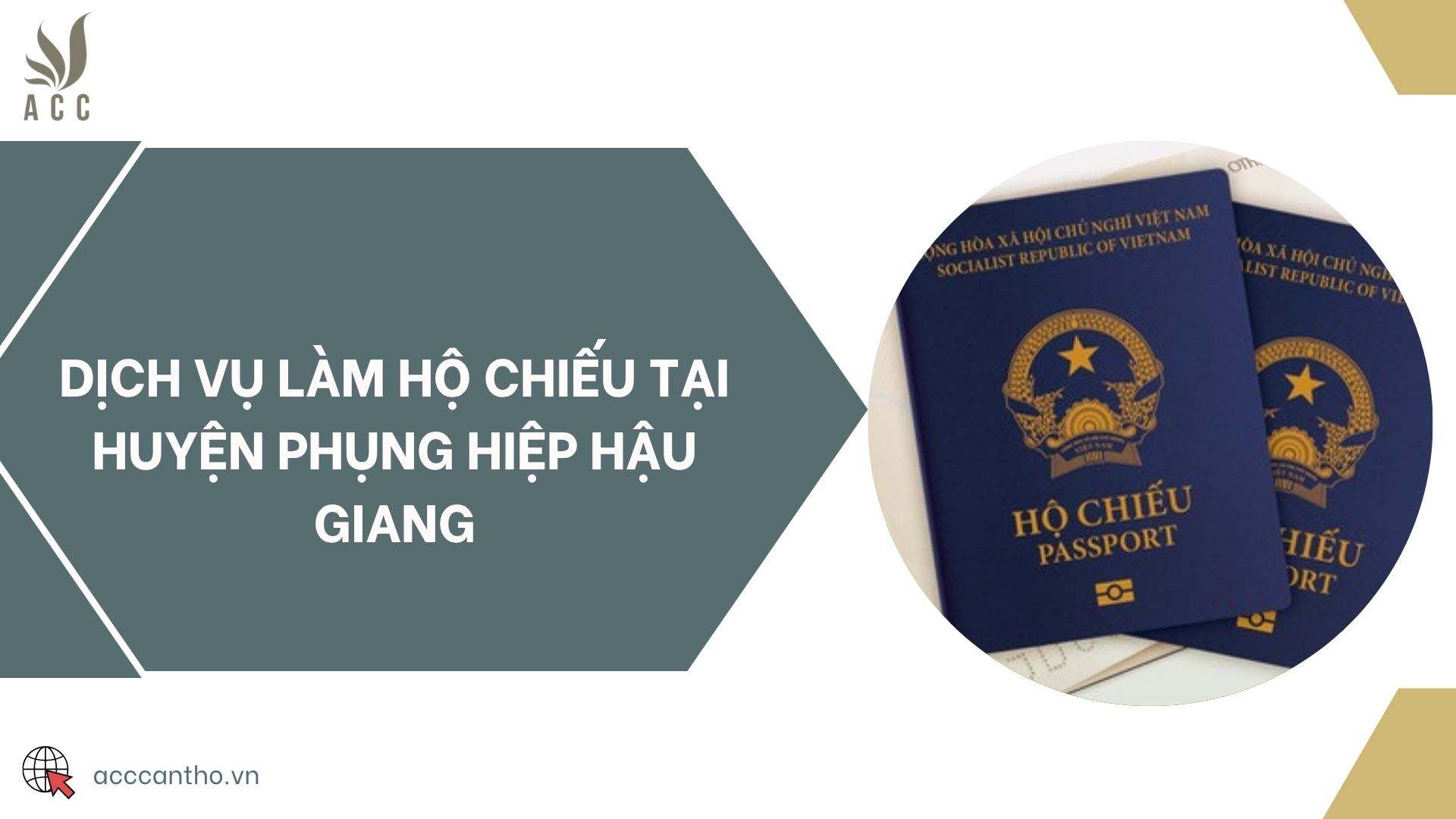 Dịch vụ làm hộ chiếu tại huyện Phụng Hiệp Hậu Giang