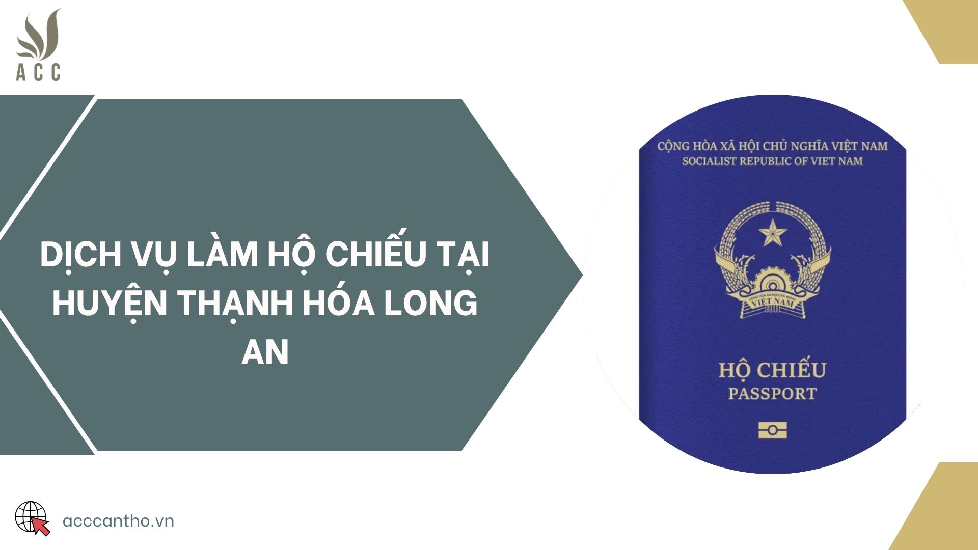 Dịch vụ làm hộ chiếu tại huyện Thạnh Hóa Long An