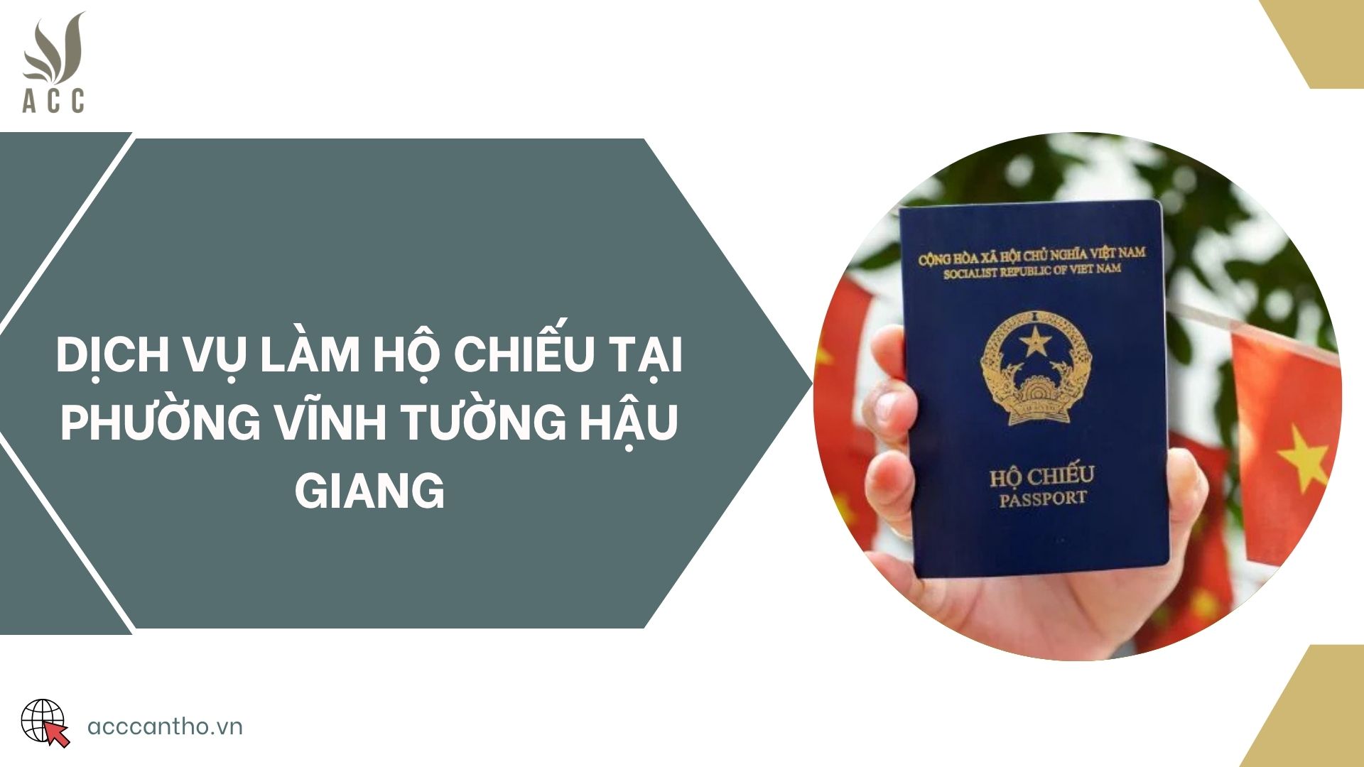 Dịch vụ làm hộ chiếu tại phường Vĩnh Tường Hậu Giang