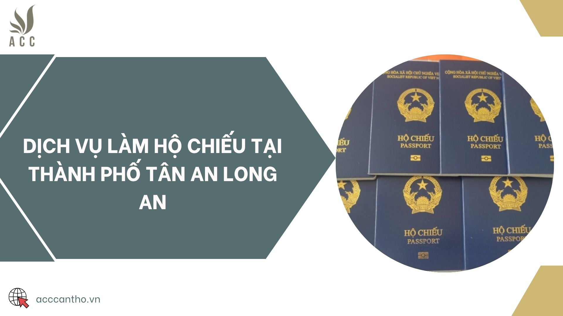 Dịch vụ làm hộ chiếu tại thành phố Tân An Long An