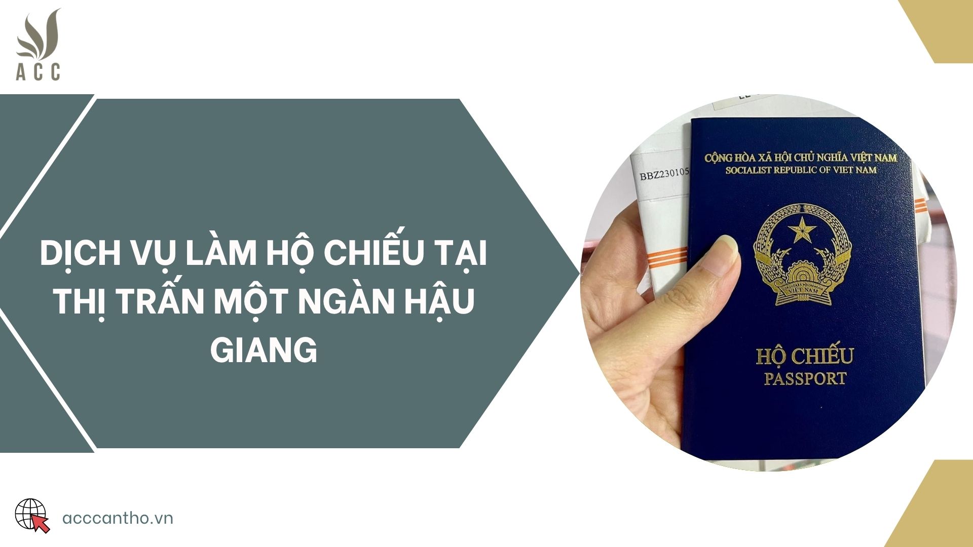 Dịch vụ làm hộ chiếu tại thị trấn Một Ngàn Hậu Giang