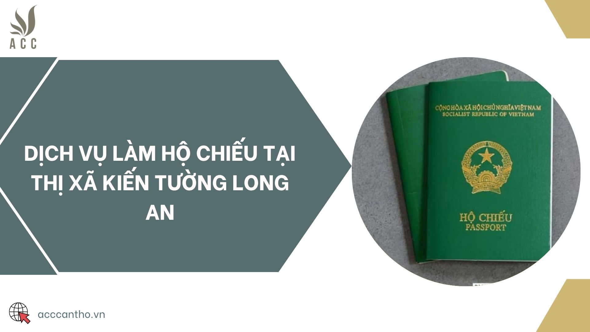 Dịch vụ làm hộ chiếu tại thị xã Kiến Tường Long An